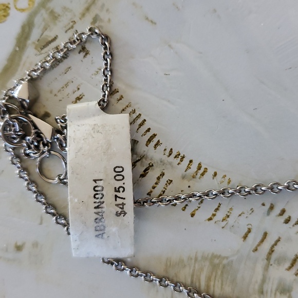 Alexis Bittar Elegant Silver and Black Necklace - Picture 2 of 3